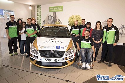 El equipo Sin Barreras Sport Driving presenta su nueva temporada de la mano de ŠKODA Canarias.