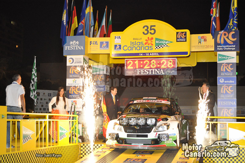 IRC Rallye Islas Canarias 2011 (Salida)