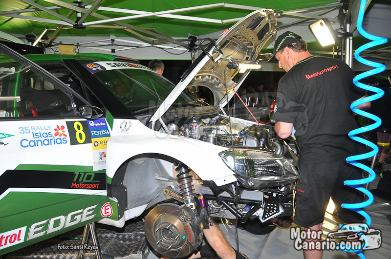 IRC Rallye Islas Canarias 2011 (Parque de Trabajo)