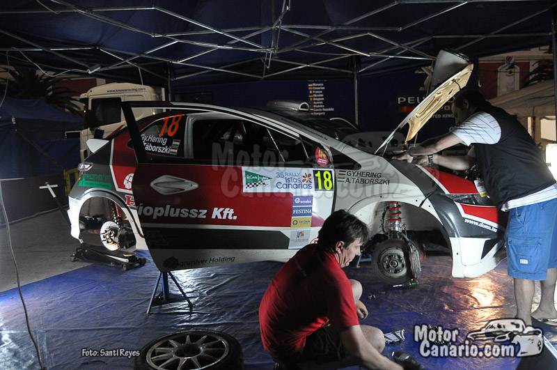 IRC Rallye Islas Canarias 2011 (Parque de Trabajo)