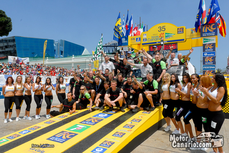 IRC Rallye Islas Canarias 2011 (Ceremonia de Entrega de Trofeos)