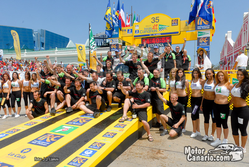 IRC Rallye Islas Canarias 2011 (Ceremonia de Entrega de Trofeos)
