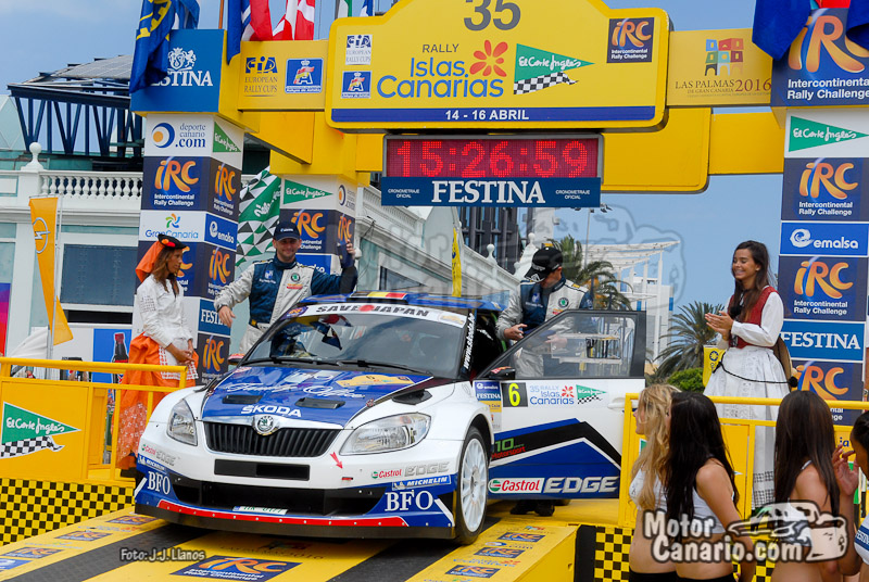 IRC Rallye Islas Canarias 2011 (Ceremonia de Entrega de Trofeos)