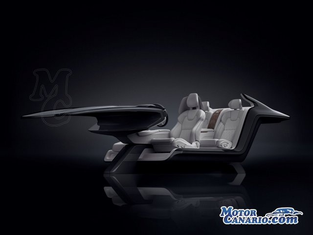 Volvo presenta un prototipo de habitáculo sin asiento de copiloto.