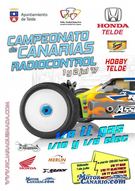 Todo listo para el Campeonato de Canarias de Radiocontrol más importante de su historia.