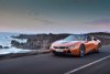 BMW presenta el biplaza descapotable deportivo híbrido i8 Roadster.