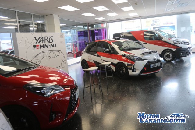 Toyota Canarias regresa a los rallyes apoyando la participación del Yaris GRMN.