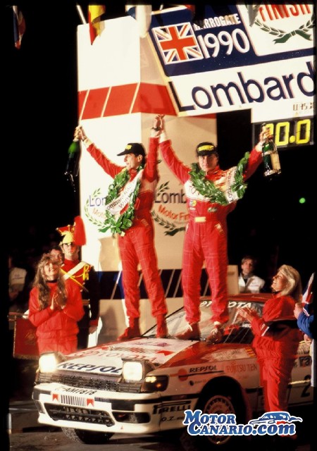 30 años del primer mundial de Carlos Sainz y el Toyota Celica GT Four.