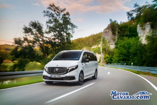 El Mercedes EQV, fabricado en Vitoria, ya a la venta.