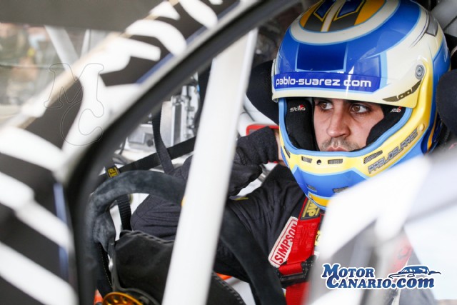 Pablo Suárez se sube a un rallycross eléctrico en Tarragona.