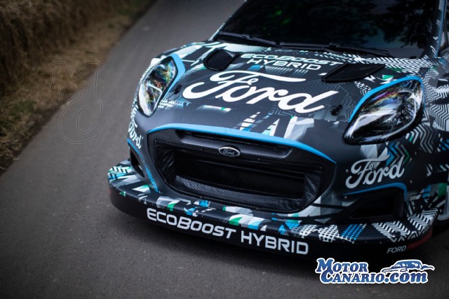 Así es el Ford Puma híbrido que correrá el WRC en 2022.