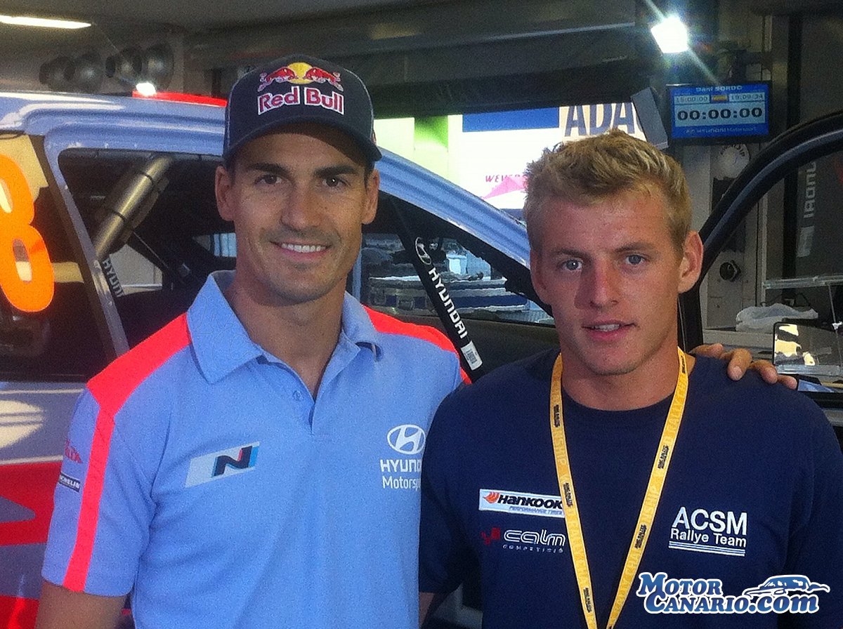 Nil Solans en el Rallye de Alemania a bordo de un Peugeot 208 R5. |  MotorCanario.com