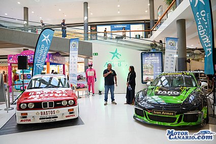 Inaugurada la exposición de automovilismo en el CC Atlántico