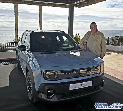 El nuevo Renault 4 E-Tech será protagonista en la V Clásica Santiago del Teide.