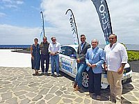 El Coche Zero lleva el mensaje azul del Día Mundial de los Océanos al motor canario.