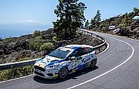 Oscar Dóniz-Rayco Hdez siguen creciendo con el Ford del Programa de jóvenes Pilotos de DISA y Copi Sport.