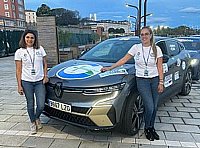 Mayte Gutiérrez y Beatriz Luis lograron culminar un Eco Rallye A Coruña pasado por agua.
