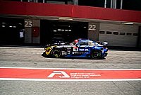 Podio del palmero Himar Acosta en el Supercars Endurance.