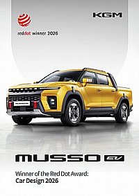 Premio al diseño para el KGM Musso EVX.