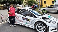Félix Brito y el potente Ford Fiesta R5 Plus en Los Loros.
