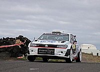 El Rallye Villa de Teguise, en marcha.
