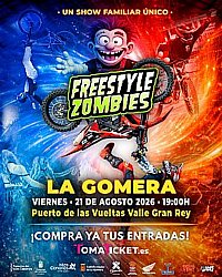 La isla de La Gomera también tendrá Freestyle, el 21 de agosto.