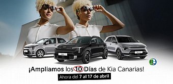 Kia Canarias amplía la campaña “Los 10 Días de Kia”.